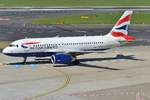 Airbus A319-131 - BA BAW British Airways - 1574 - G-EUOE - 09.05.2018 - DUS