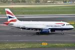 Airbus A319-131 - BA BAW British Airways - 1222 - G-EUPG - 12.09.2018 - DUS