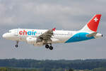 Chair Airlines, HB-JOJ, Airbus, A319-115, 26.06.2021, ZRH, Zürich, Switzerland