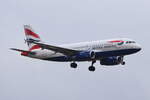 G-EUOA , British Airways , Airbus A319-131 ,  Berlin-Brandenburg  Willy Brandt  , BER , 24.06.2021 , 