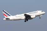 Air France, F-GRXM, Airbus, A319-111, 10.10.2021, CDG, Paris, France