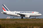 Air France, F-GRXK, Airbus, A319-115LR, 10.10.2021, CDG, Paris, France