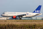 SAS, OY-KBR, Airbus, A319-132, 11.10.2021, CDG, Paris, France