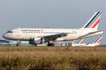 Air France, F-GRXJ, Airbus, A319-115LR, 11.10.2021, CDG, Paris, France