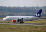SAS. Airbus A 319-132, OY-KBP, BER, 31.10.2021