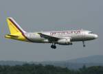 Germanwings, D-AGWC, Airbus A 319-100, 2009.08.14, CGN, Kln/Bonn, Germany