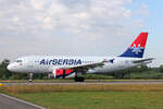 Air Serbia, YU-APK, Airbus A319-132, msn: 2032,  95 Years of Flying , 30.Juli 2022, ZRH Zürich, Switzerland.
