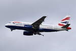 G-EUOE , British Airways , Airbus A319-131 , 19.10.2022 , Berlin-Brandenburg  Willy Brandt  , BER , 