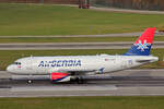 Air Serbia, YU-APC, Airbus A319-131, msn: 2621,  Novak Djokovic , 20.Januar 2023, ZRH Zürich, Switzerland.