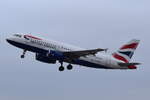 G-EUPY , British Airways , Airbus A319-131 , 10.03.2023 , Berlin-Brandenburg  Willy Brandt  , BER , 