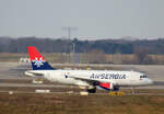 Air Serbia, Airbus A 319-132, YU-APK, BER, 18.03.2023