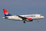 Air Serbia, YU-APM, Airbus A319-132, msn: 4301, 19.Mai 2023, AMS Amsterdam, Netherlands.