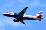 G-EUPZ , British Airways , Airbus A319-131 , 30.07.2023 , Berlin-Brandenburg  Willy Brandt  , BER , 