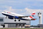 G-EUPY , British Airways , Airbus A319-131 , 30.08.2023 , Berlin-Brandenburg  Willy Brandt  , BER , 