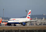 British Airways, Airbus A 319-131, G-DBCB, BER, 28.01.2024