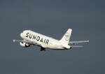 Sundair(FlyAir41), Airbus A 319-111, 9A-ZAG, BER, 13.02.2024