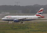 British Airways, Airbus A 319-131, G-EUPM, BER, 10.10.2025