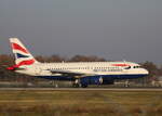 British Airways, Airbus A 319-131, G-EUPD, BER, 07.11.2025