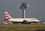 British Airways, Airbus A 319-131, G-EUOD, BER, 07.11.2025