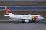 Air Portugal, CS-TTR, Airbus, A319-111, msn: 1756,  Soares dos Reis , 23.Januar 2026, ZRH Zürich, Switzerland.