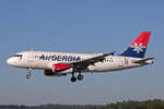 Air Serbia, YU-APC, Airbus A319-131, msn: 2621,  Novak Djokovic ,  EXPO 2027 Beograd , 23.April 2026, ZRH Z�rich, Switzerland.