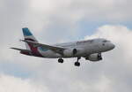 Eurowings, Airbus A 319-112, D-ABGN, BER, 08.06.2026