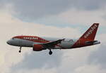 Easyjet Europe, Airbus A 319-111, OE-LQW, BER, 09.06.2026