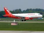 Air Berlin; HB-IOY; Airbus A319-112. Flughafen Dsseldorf. 15.05.2010.