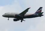 Aeroflot A 319-112 VQ-BCO im Landeanflug in Berlin-Schnefeld am 07.06.2010