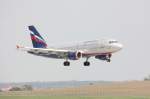 A319 (VP-BWA) der Aeroflot aus Moskau-Sheremetyevo im Anflug auf Dresden.
