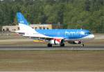 BMI A 319-131 G-DBCF nach der Landung in Berlin-Tegel am 07.05.2011
