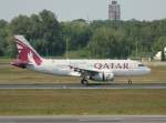Qatar Amiri Flight A 319-133XCJ A7-MED nach der Landung in Berlin-Tegel am 22.05.2012