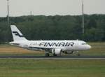 Finnair A 319-112 OH-LVI nach der Landung in Berlin-Tegel am 03.07.2012