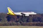 A 319-132 D-AGWQ der Germanwings im Endanflug auf Kln-Bonn - 28.10.2012