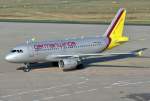 A 319-112 D-AKNV der Germanwings taxy at CGN - 28.10.2012