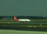 Airbus A319 der Malta Air in Düsseldorf. 22.03.2013