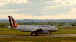 Germanwings, Airbus A319-132 D-AGWF auf dem Weg zur R32/L beim Start in EDDK-CGN, 18:30 Uhr am 09.05.2013  Hier in anderer Lackierung.