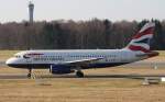 British Airways,G-EUPP,(c/n1295),Airbus A319-131,23.02.2014,HAM-EDDH,Hamburg,Germany