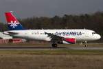 Air Serbia, YU-APF, Airbus, A319-132, 05.03.2014, FRA, Frankfurt, Germany          