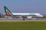 EI-IMV  Filippo Tommaso Marinetti  / Alitalia / A319-111 beim Start in MUC nach Rom (FCO) 21.05.2014