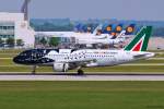 EI-IMI  Isola di Ponza  / Alitalia / A319-112 in MUC bei der Landung aus Rom (FCO) 03.06.2014