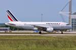 F-GRHK / Air France / A319-111 beim Start in MUC nach Paris (CDG) 07.06.2014