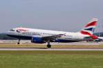 G-EUPZ / British Airways / A319-131 in MUC bei der Landung aus London (LHR) 03.07.2014