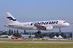 OH-LVA / Finnair / A319-112 vor der Landung in MUC aus Helsinki (HEL) 08.08.2014