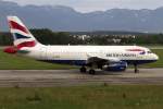 British Airways, G-EUPX, Airbus, A319-131, 10.08.2014, GVA, Geneve, Switzerland           