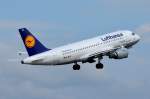 D-AILE  Lufthansa Airbus A319-114    in Tegel am 03.09.2014 gestartet