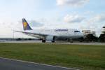  'LU' von Lufthansa, Airbus A319-114, D-AILU 'Verden' in Berlin -Tegel. Foto vom September 2012.