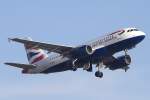 British Airways, G-EUPY, Airbus, A319-131, 18.01.2015, BSL, Basel, Switzerland         