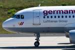 Germanwings (4U/GWI), D-AGWJ, Airbus, A 319-132 (Bug/Nose ~ neue GW-Lkrg.), 05.06.2015, CGN-EDDK, Köln-Bonn, Germany
