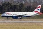 British Airways, G-EUPX, Airbus, A319-131, 26.12.2015, BSL, Basel, Switzerland         